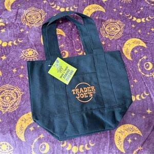 🖤 Trader Joe's Black Mini Tote Bag 🖤